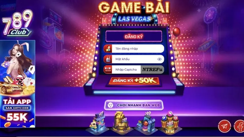 Đăng ký 789Club trên máy tính