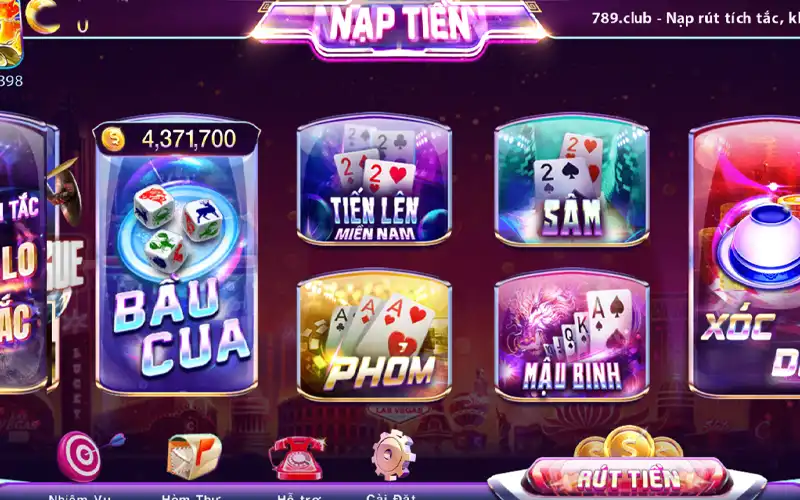 Làm chủ Game Bài 789Club: Tìm hiểu các trò chơi đỉnh cao