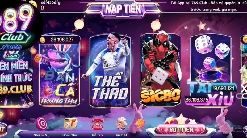 Một kho game đổi thưởng 789Club siêu phong phú