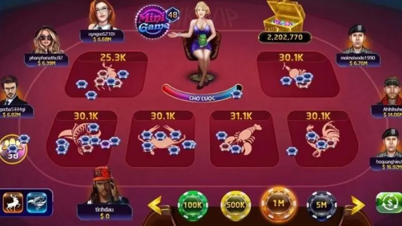 Bàn cược Bầu Cua 789Club