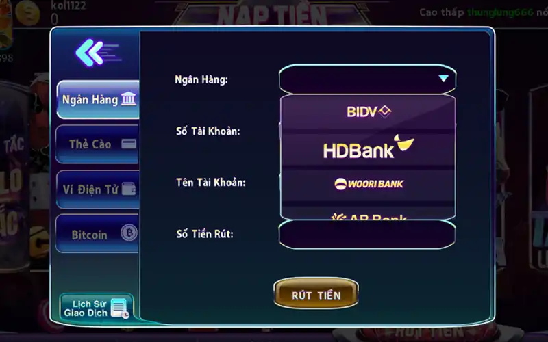 Hướng dẫn rút tiền tại 789Club siêu nhanh